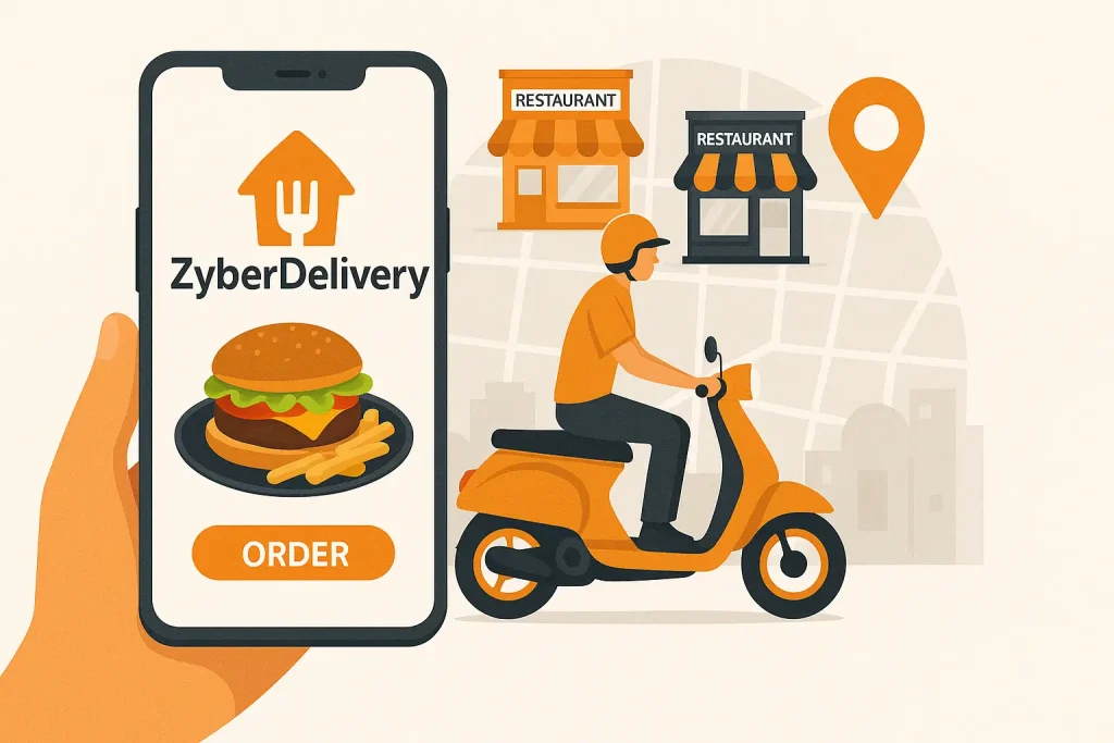 Multi-Restaurant Delivery Software with ZyberDelivery