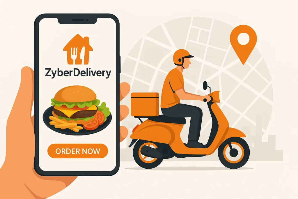 UberEats Clone App Named ZyberDelivery